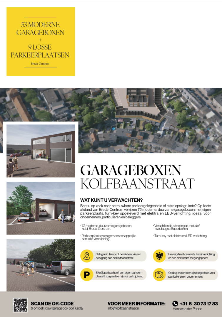 Kolfbaanstraat 30 A — Breda — Garagebox kopen