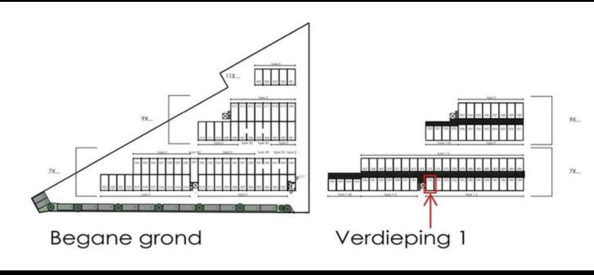 Molenvaart 7X055 — Brunssum — Garagebox huren