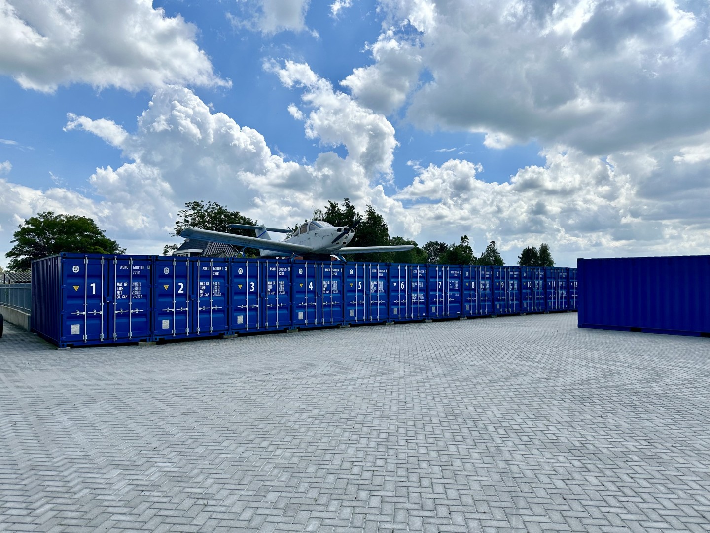 Fledderbosweg 1 — Garmerwolde — Opslag (zee)container huren