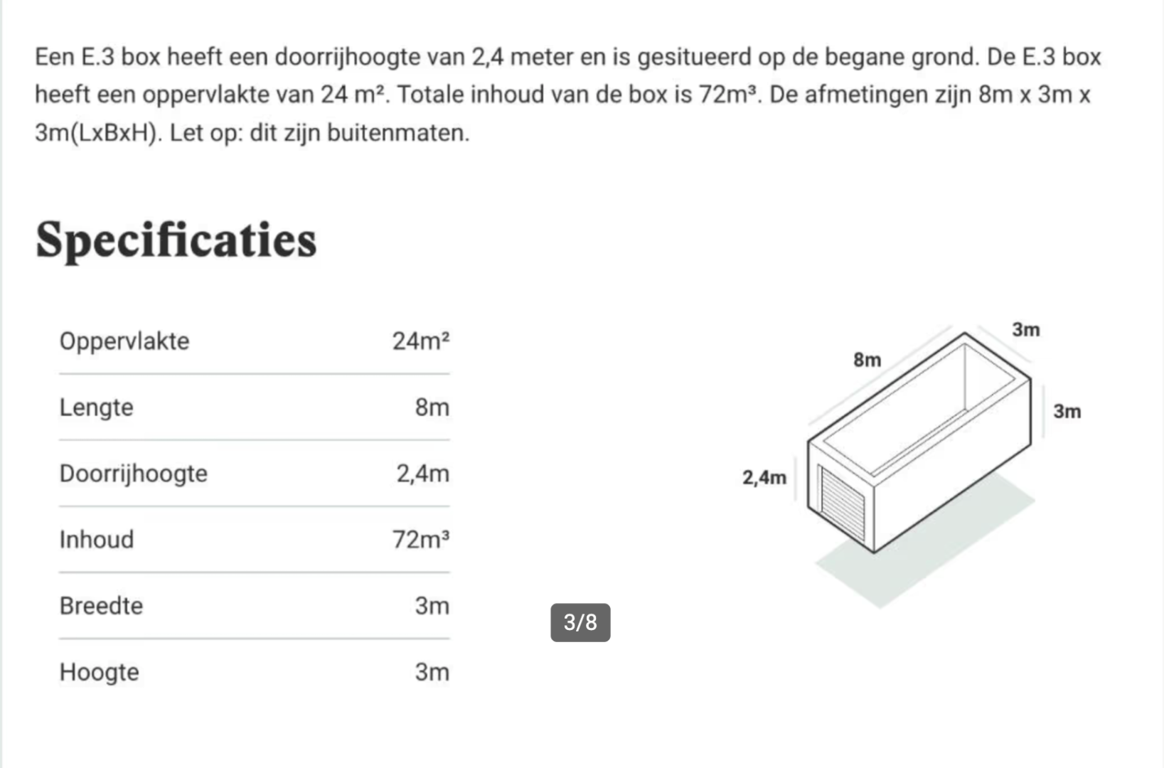 Nel Vietsstraat 2A — Wageningen — Garagebox huren