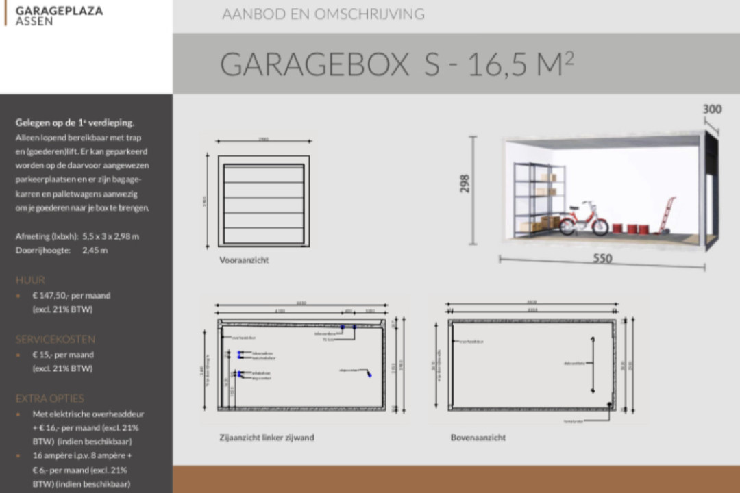 Van Vlissingenstraat 59 — Assen — Garagebox huren